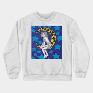 Hanging on the Moon Crewneck Sweatshirt